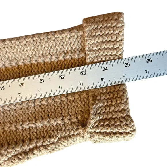 Chloé  Brown Cable Knit Cardigan Sweater – Women’s Size Med - Picture 13 of 14